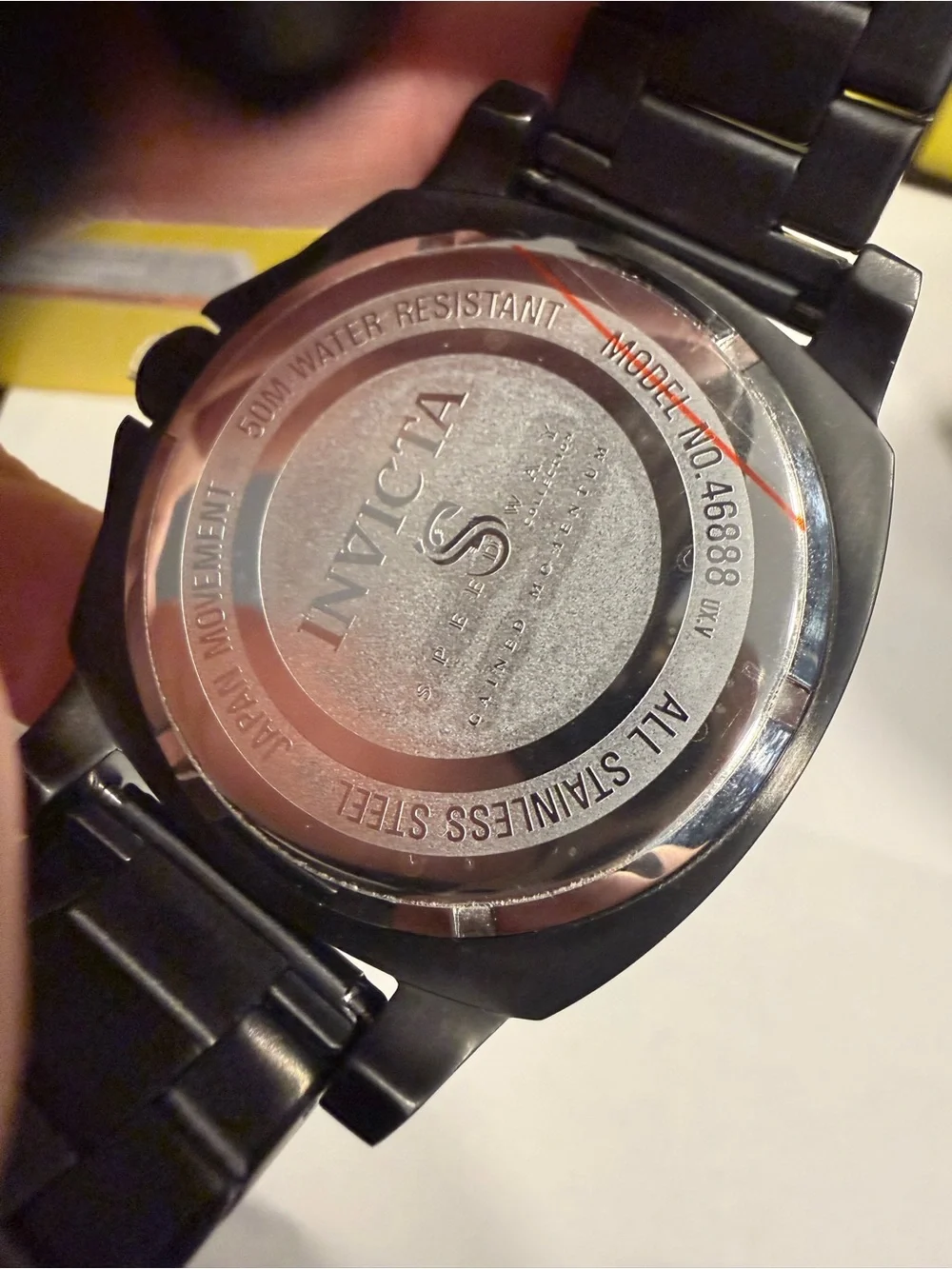 Invicta Speedway 46888 Quartz Black w/Black Dial 46 mm Men's Watch